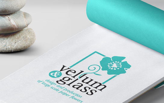 Vellum and Glass logo